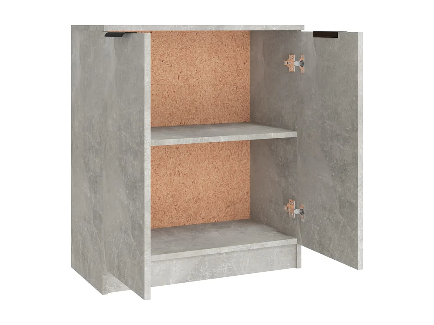 Credenza buffet cassettiera mobile contenitore organizer cucina soggiorno soggiorni 3 pz derivati ​​del legno grigio 02_0037137