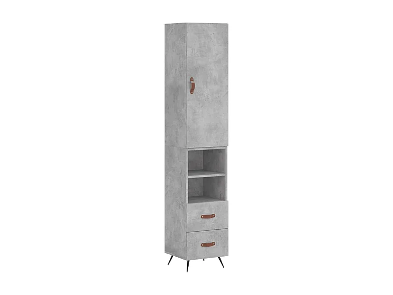 bahut commode armoire bois marron 34.5 x 34 x 180 cm 02_0034374