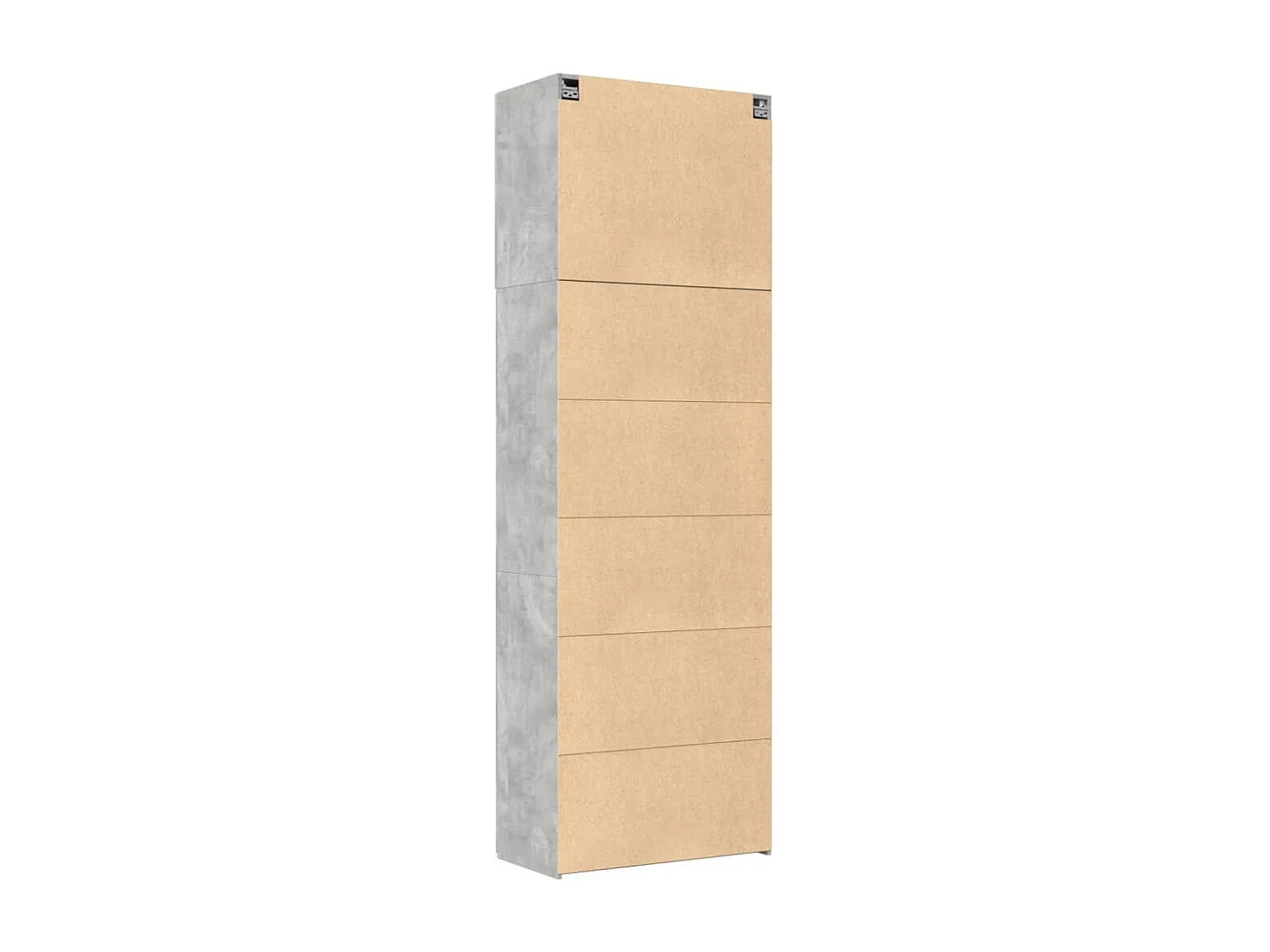 bahut commode armoire bois marron 80 x 42.5 x 249 cm 02_0034723