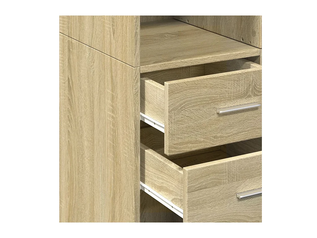 bahut commode armoire bois marron 70 x 42.5 x 185 cm 02_0034206