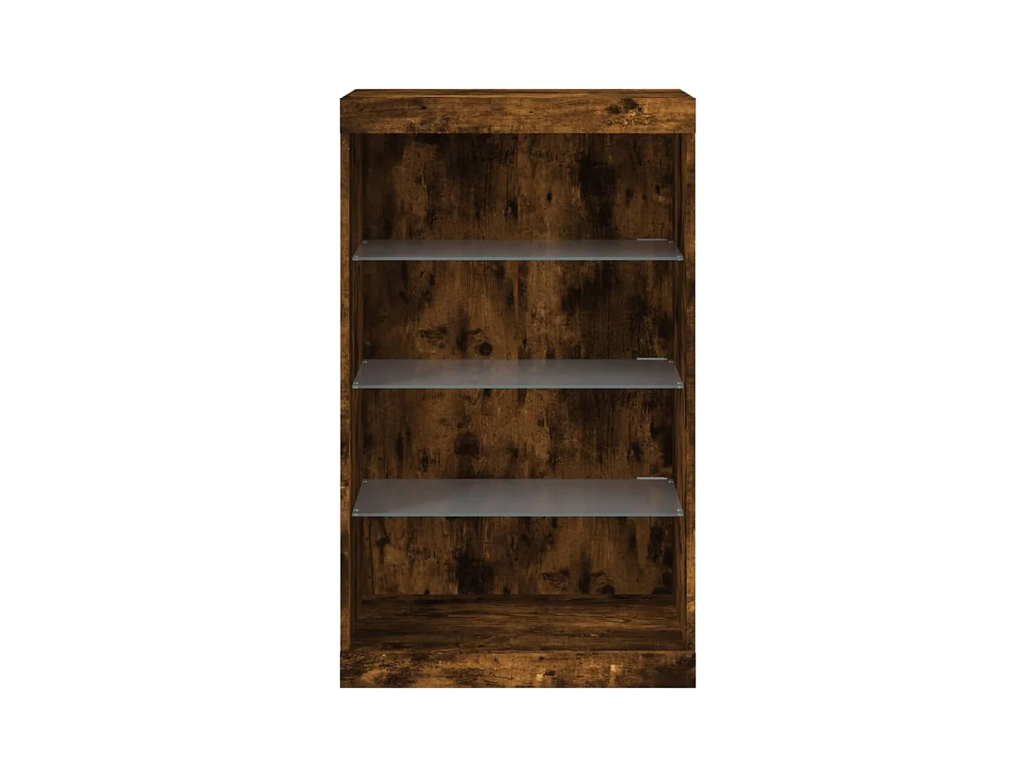 Aparador Cómoda Cómoda Armario Unidad de Almacenamiento Organizador Cocina Salón Salón con Luces LED 60,5 x 37 x 100 cm Marrón 02_0029887