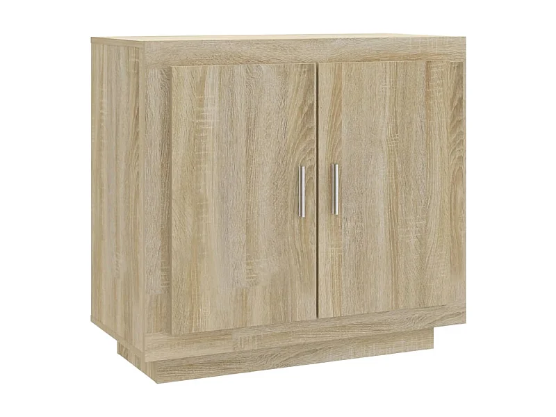 Aparador cômoda armário armário organizador cozinha sala sala Sonoma 80 x 40 x 75 cm madeira trabalhada marrom 02_0031722