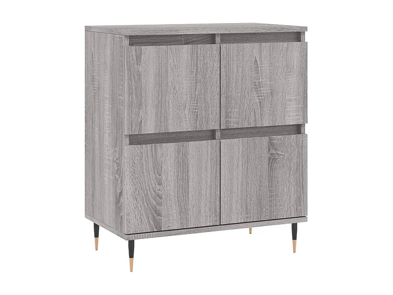 Aparador buffet cómoda armario unidad de almacenamiento organizador cocina salón salonsonoma 60 x 35 x 70 cm madera contrachapada gris 02_0036394