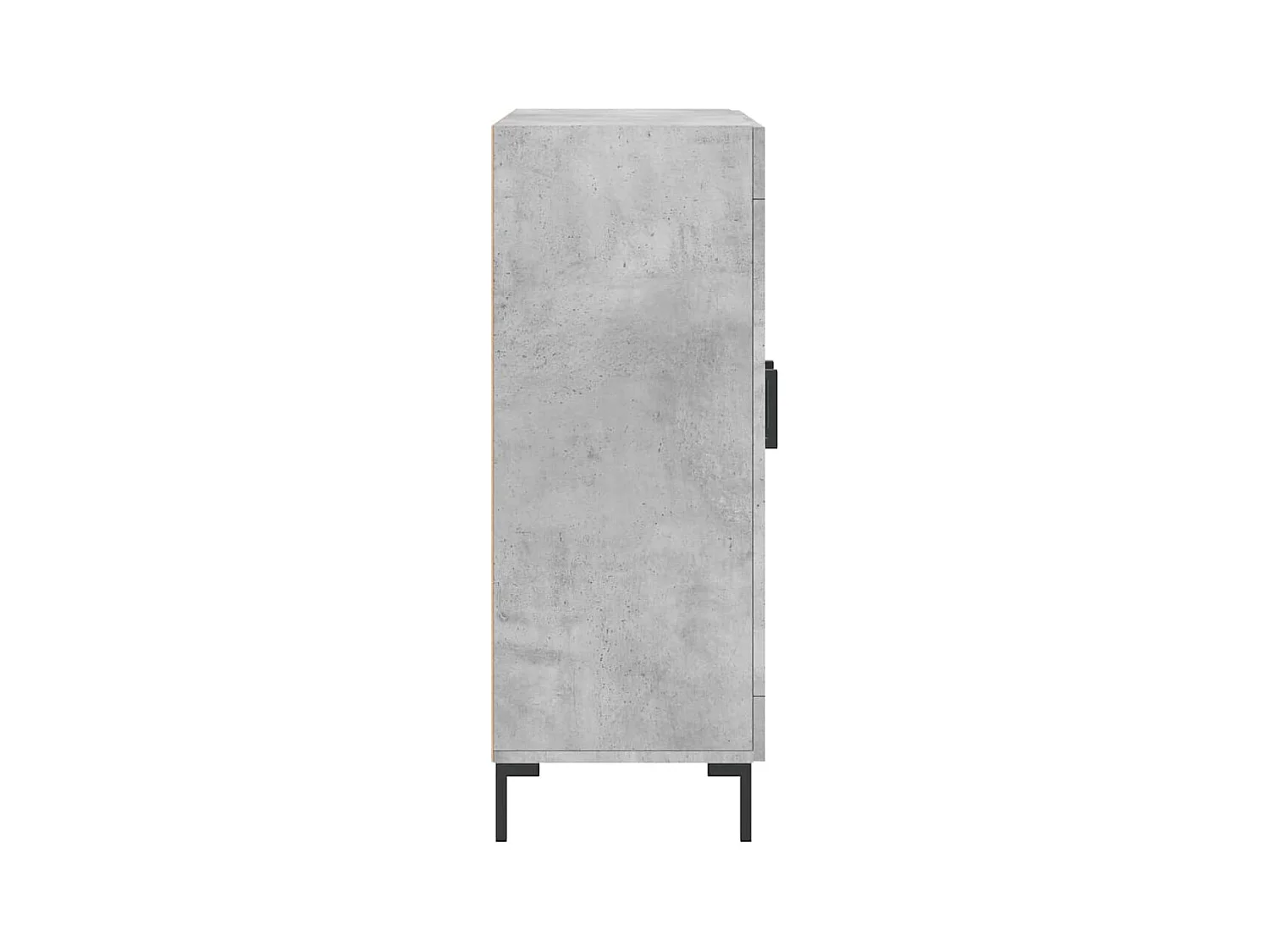 Credenza buffet cassettiera mobile contenitore organizer cucina soggiorno soggiorno 69,5 x 34 x 90 cm derivati ​​del legno grigio 02_0032075