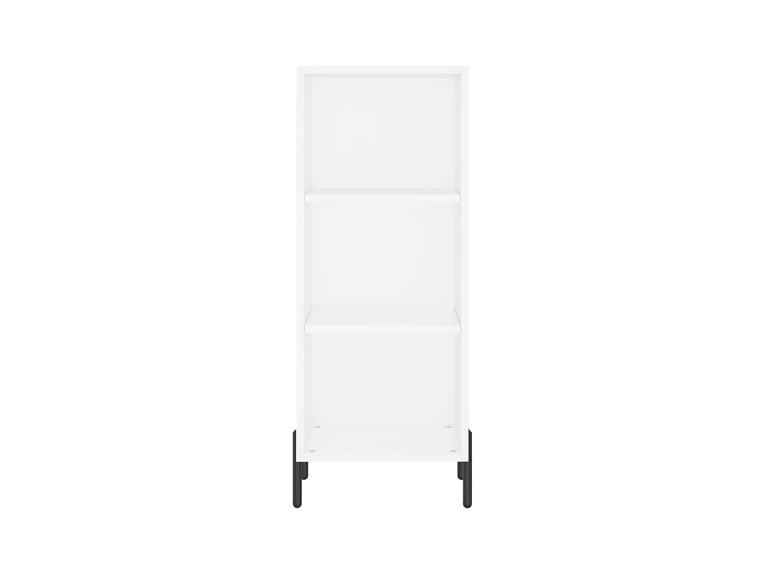 Credenza cassettiera cassettiera mobile contenitore organizer cucina soggiorno soggiorno alto 34,5 x 34 x 180 cm derivati ​​del legno bianco 02_0032291