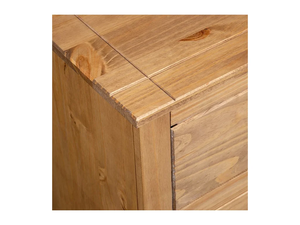 Aparador buffet cômoda armário organizador cozinha sala sala 80 x 40 x 83 cm Pinho Panamá Gama marrom 02_0029659