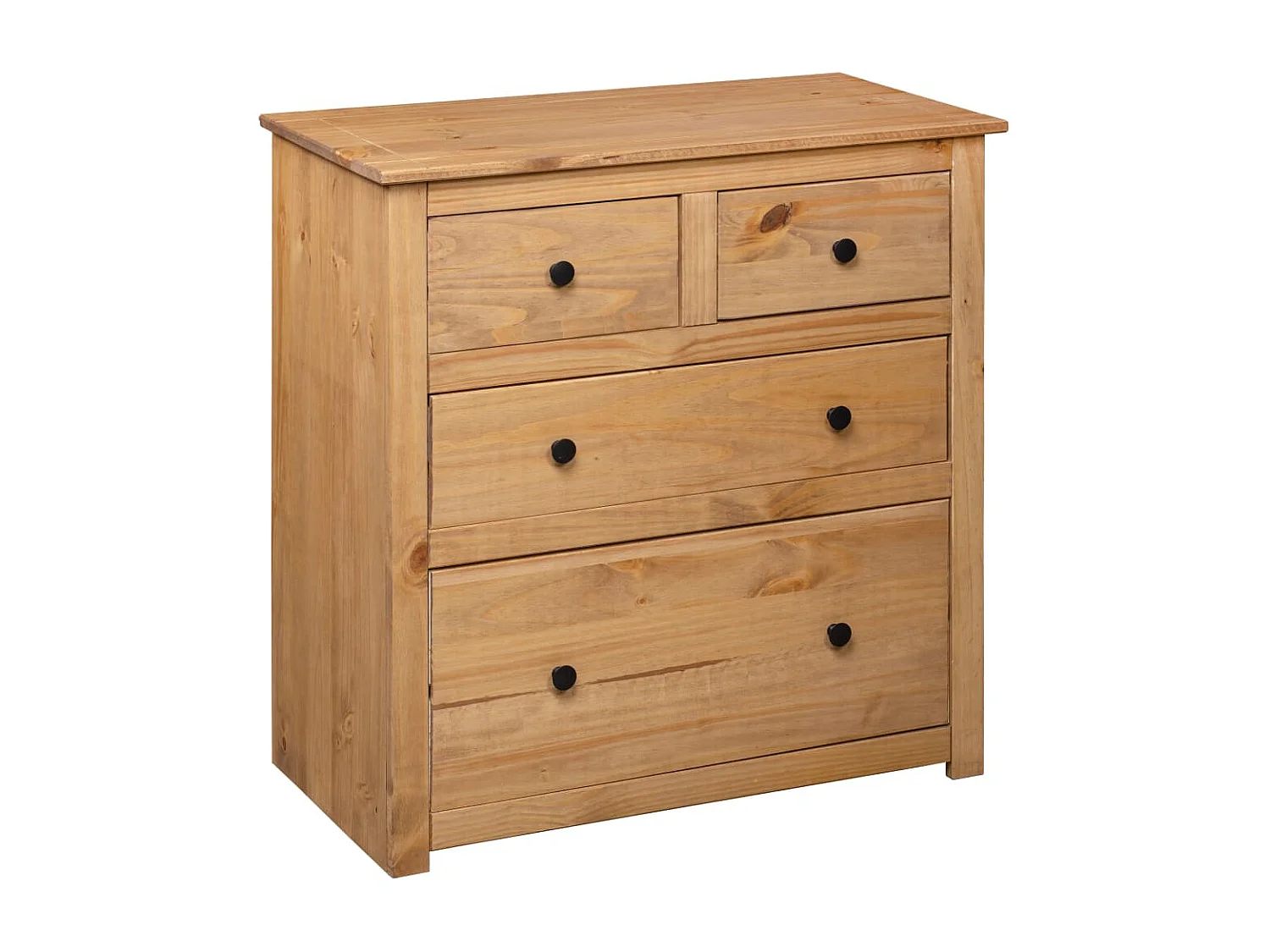 Aparador buffet cómoda armario unidad de almacenamiento organizador cocina salón salón 80 x 40 x 83 cm Pino gama Panamá marrón 02_0029659