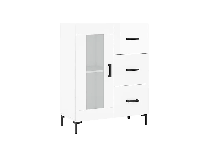 bahut commode armoire bois blanche 69.5 x 34 x 90 cm 02_0030694