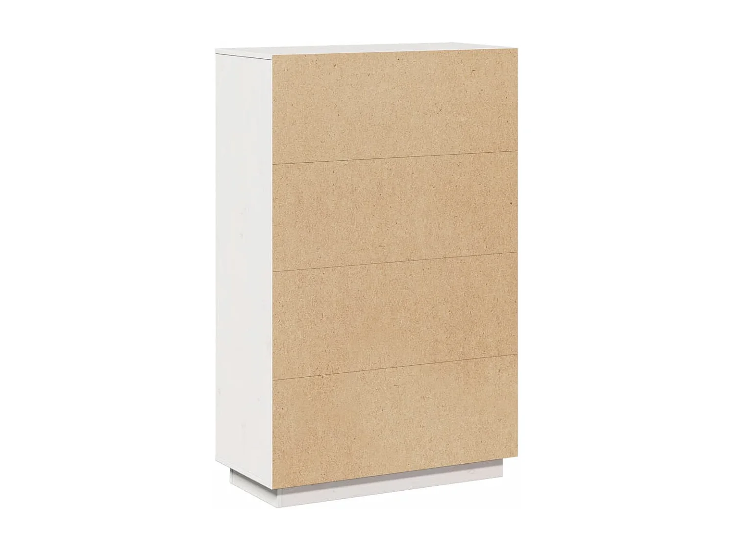 Aparador buffet cómoda armario mueble organizador cocina salón salón alto 74 x 35 x 117 cm madera maciza de pino blanco 02_0032769