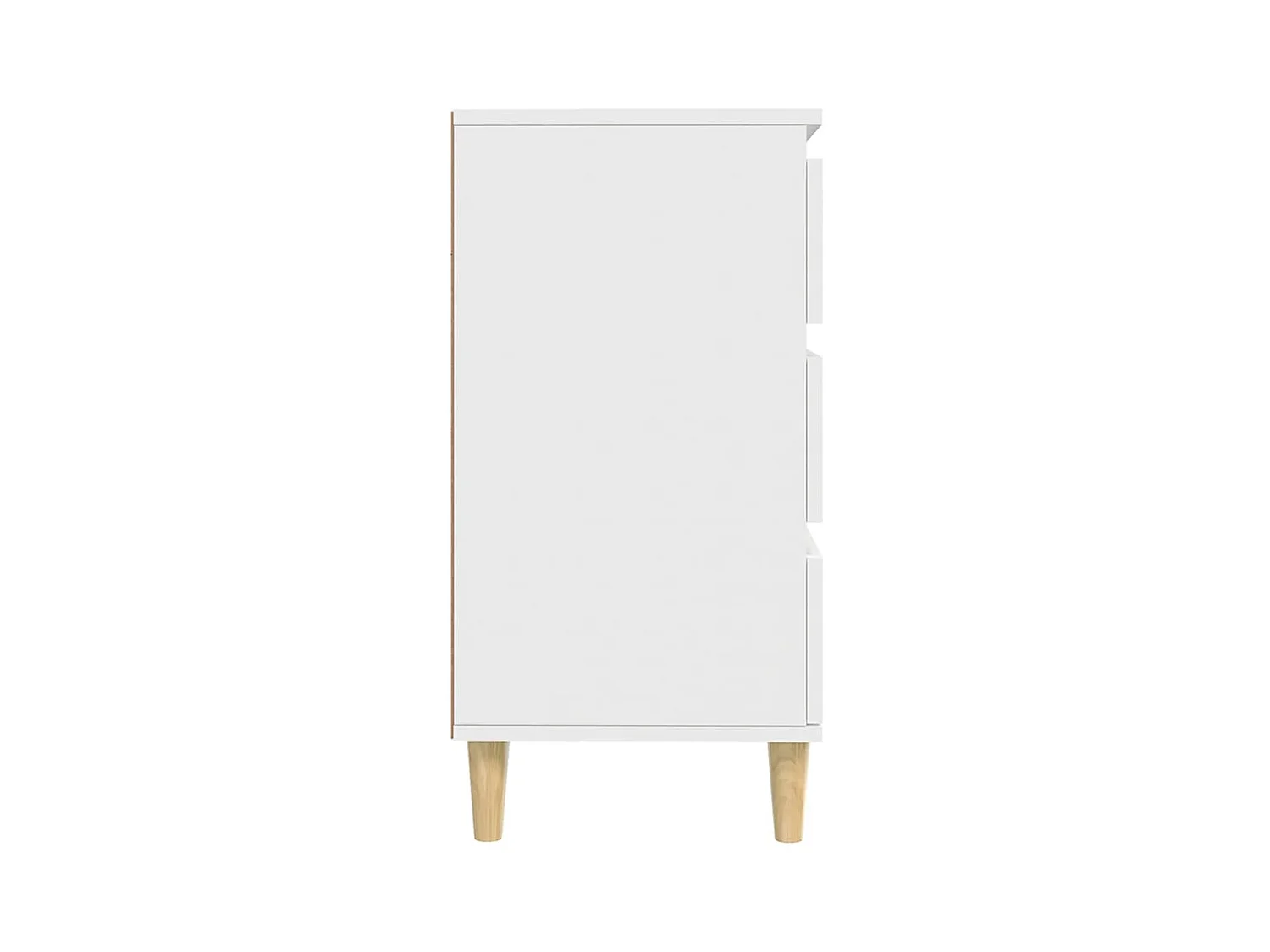 Credenza cassettiera cassettiera mobile contenitore organizer cucina soggiorno soggiorno 60 x 35 x 70 cm derivati ​​del legno bianco 02_0030352