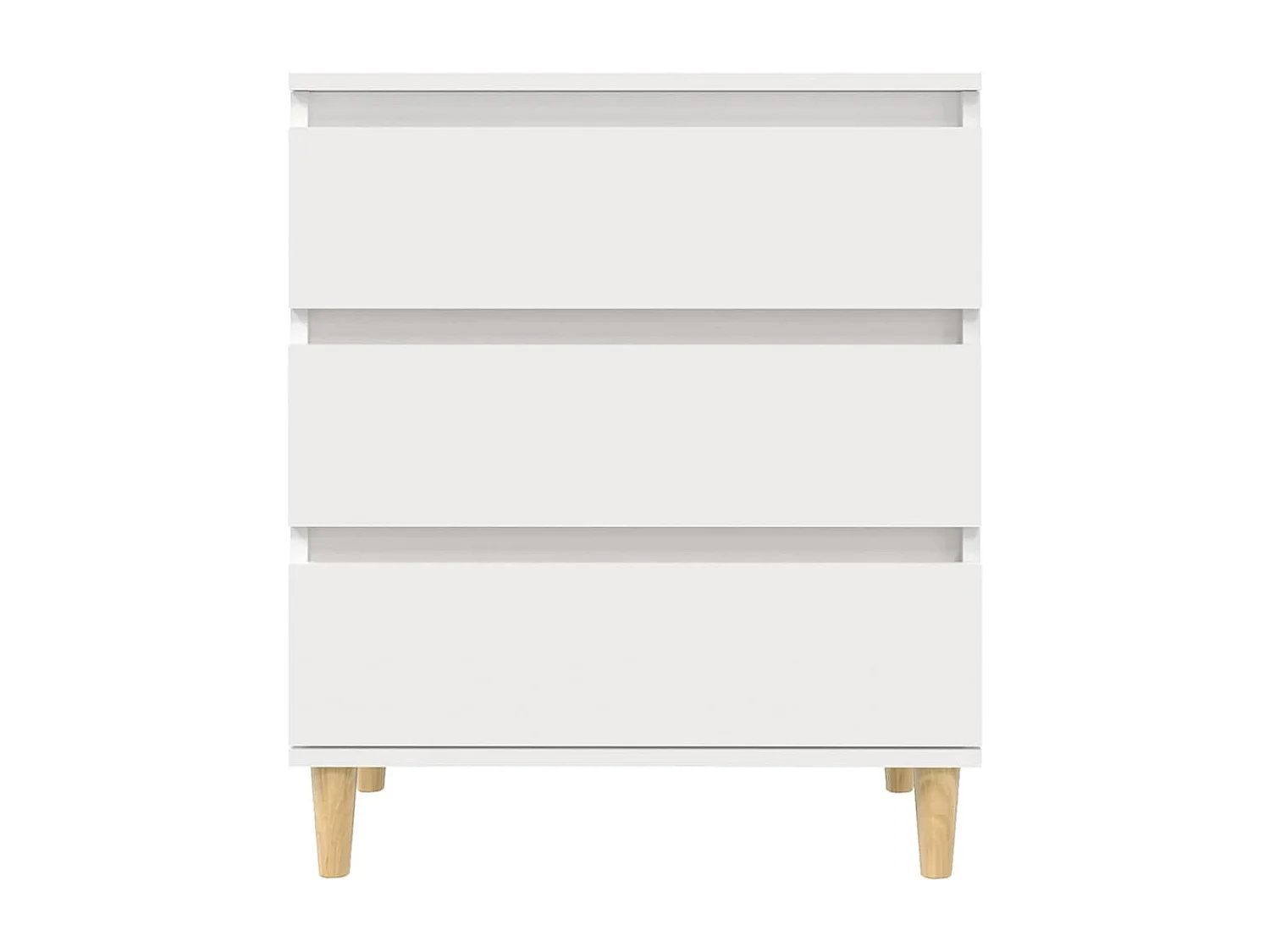 Aparador cómoda cómoda mueble mueble de almacenaje organizador cocina salón salón 60 x 35 x 70 cm madera contrachapada blanco 02_0030352