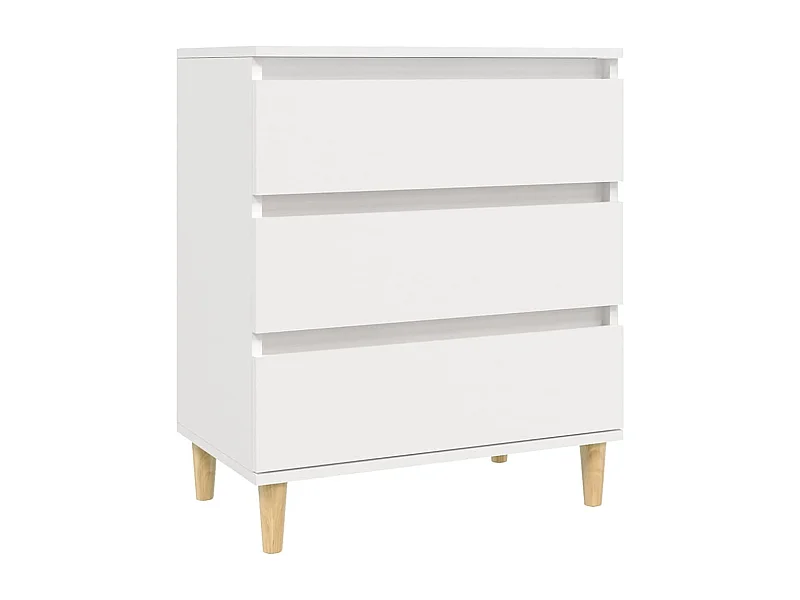 Credenza cassettiera cassettiera mobile contenitore organizer cucina soggiorno soggiorno 60 x 35 x 70 cm derivati ​​del legno bianco 02_0030352