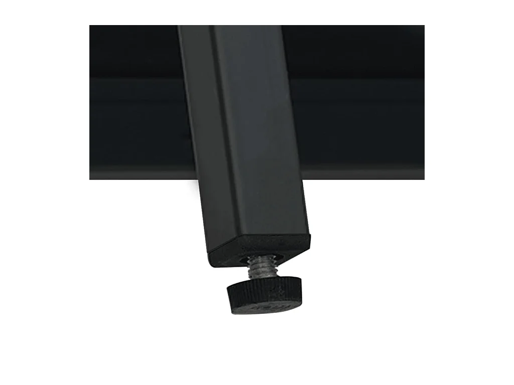 Aparador buffet cómoda armario mueble organizador cocina salón salón 70 x 35 x 70 cm acero y cristal negro 02_0036106