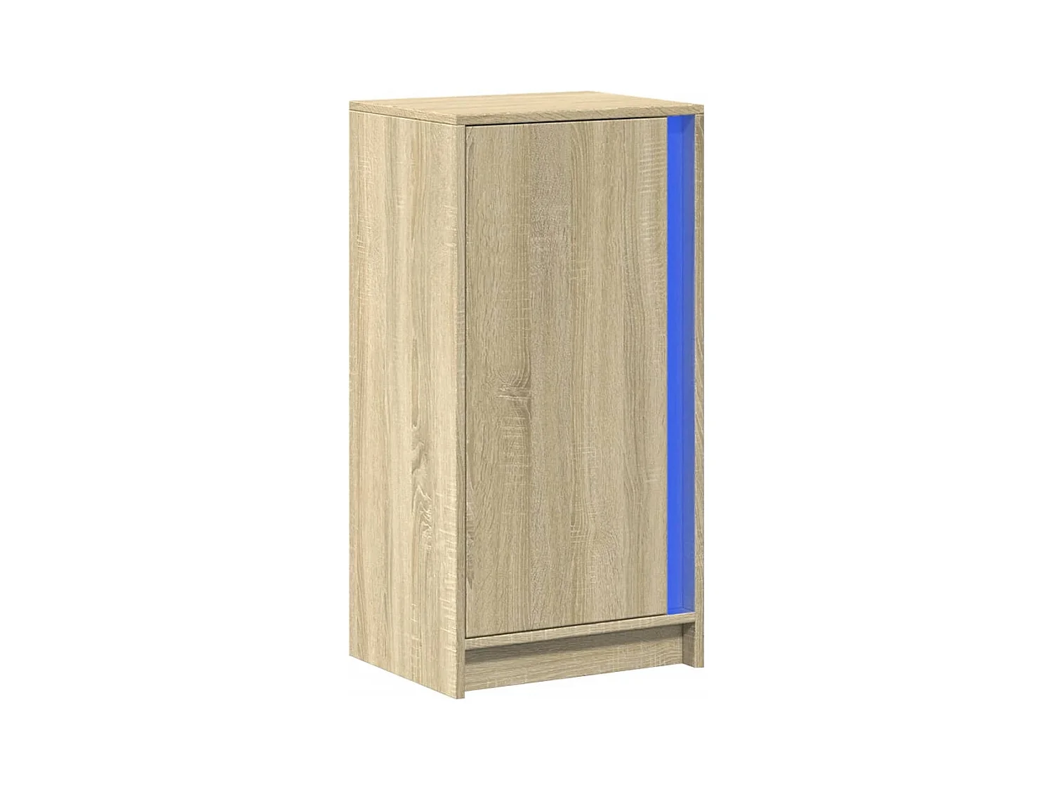 Aparador cómoda cómoda armario mueble organizador cocina salón salón con Sonoma LED 42,5 x 34 x 85 cm madera contrachapada marrón 02_0029796