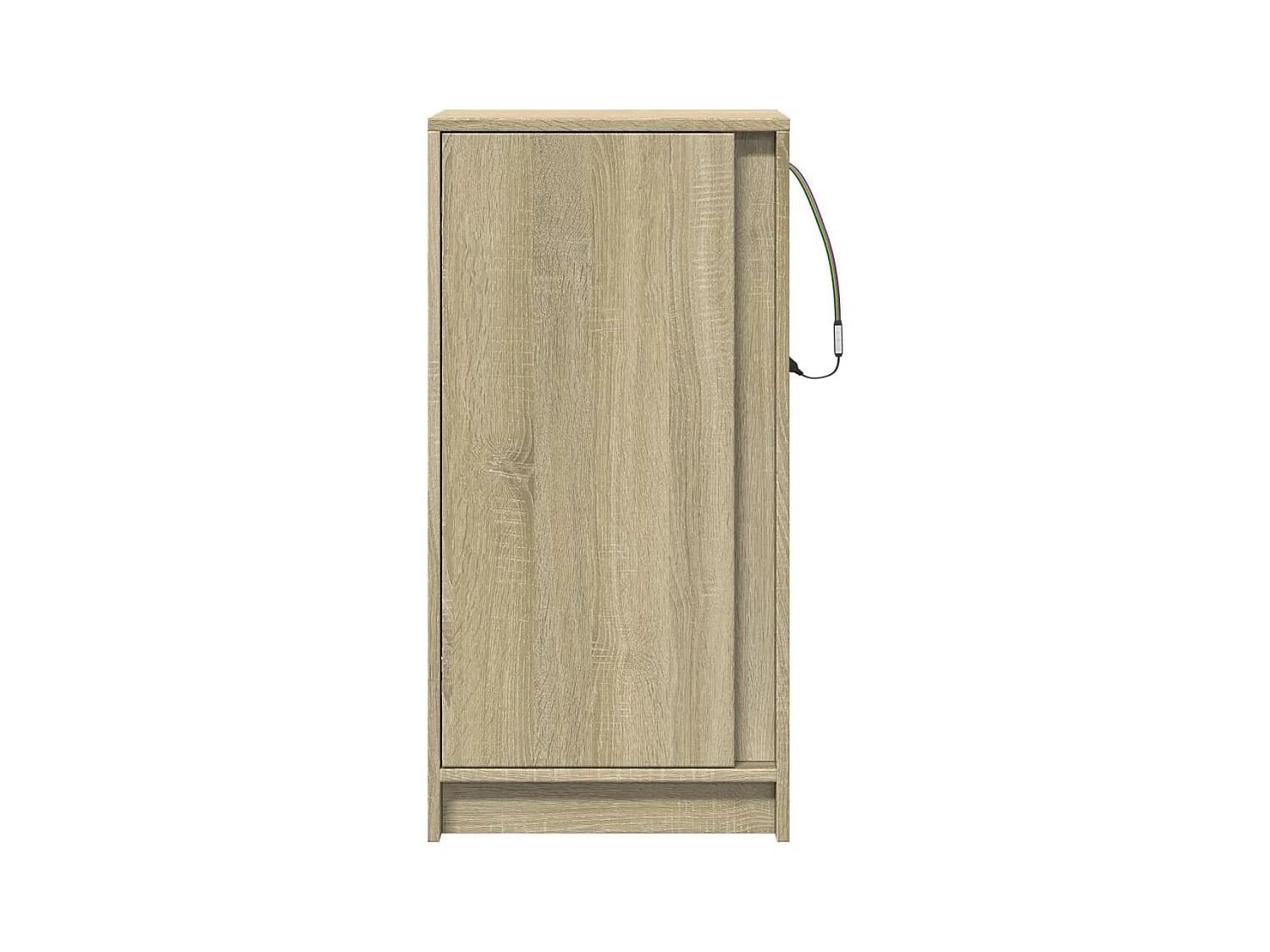 Aparador cómoda cómoda armario mueble organizador cocina salón salón con Sonoma LED 42,5 x 34 x 85 cm madera contrachapada marrón 02_0029796
