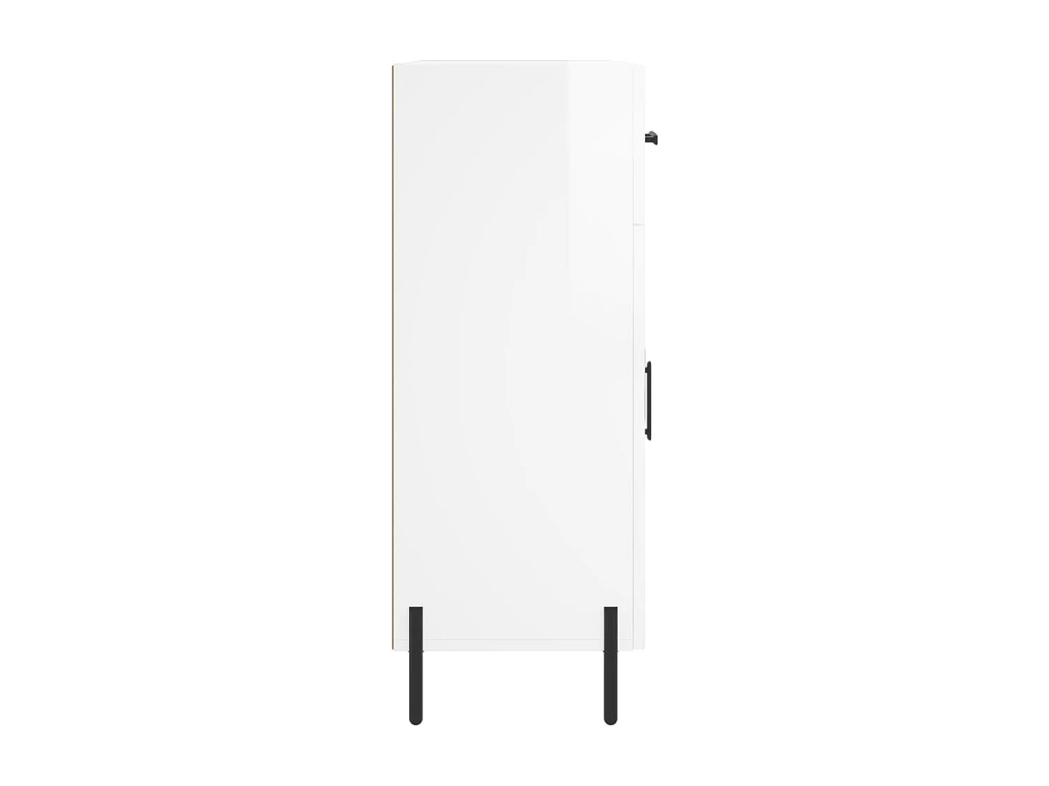 Credenza buffet cassettiera mobile contenitore organizer cucina soggiorno lucido 69,5 x 34 x 90 cm derivati ​​del legno bianco 02_0030716