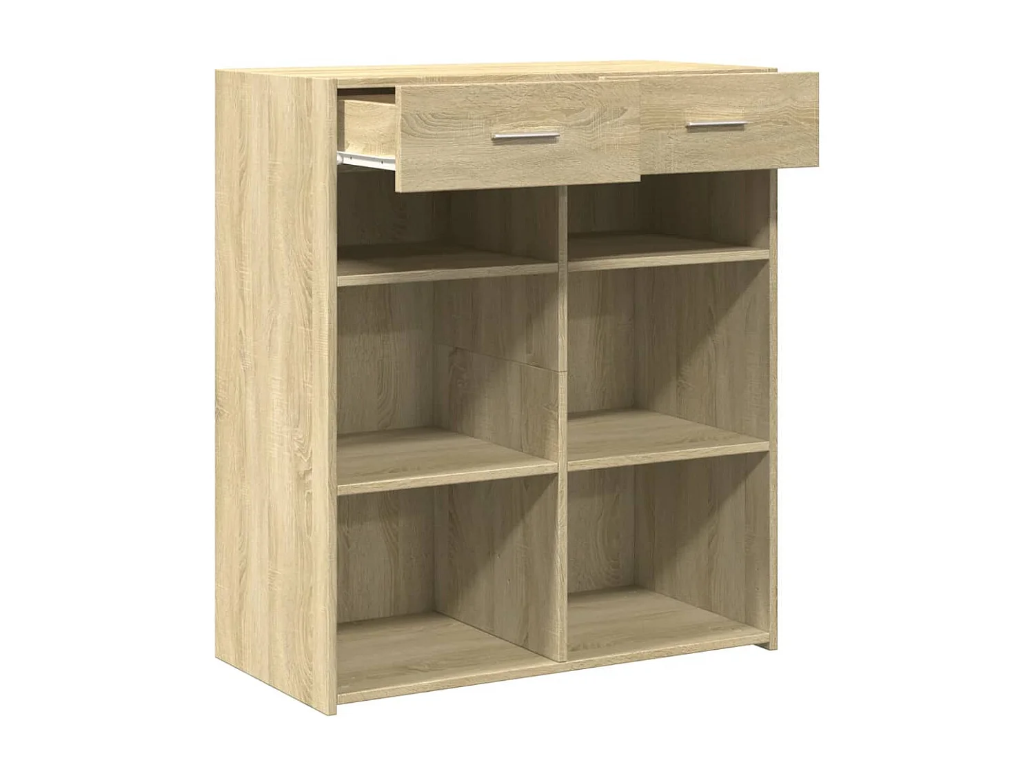 Aparador buffet cómoda armario unidad de almacenamiento organizador cocina salón salón Sonoma 80 x 42,5 x 93 cm madera contrachapada marrón 02_0031723