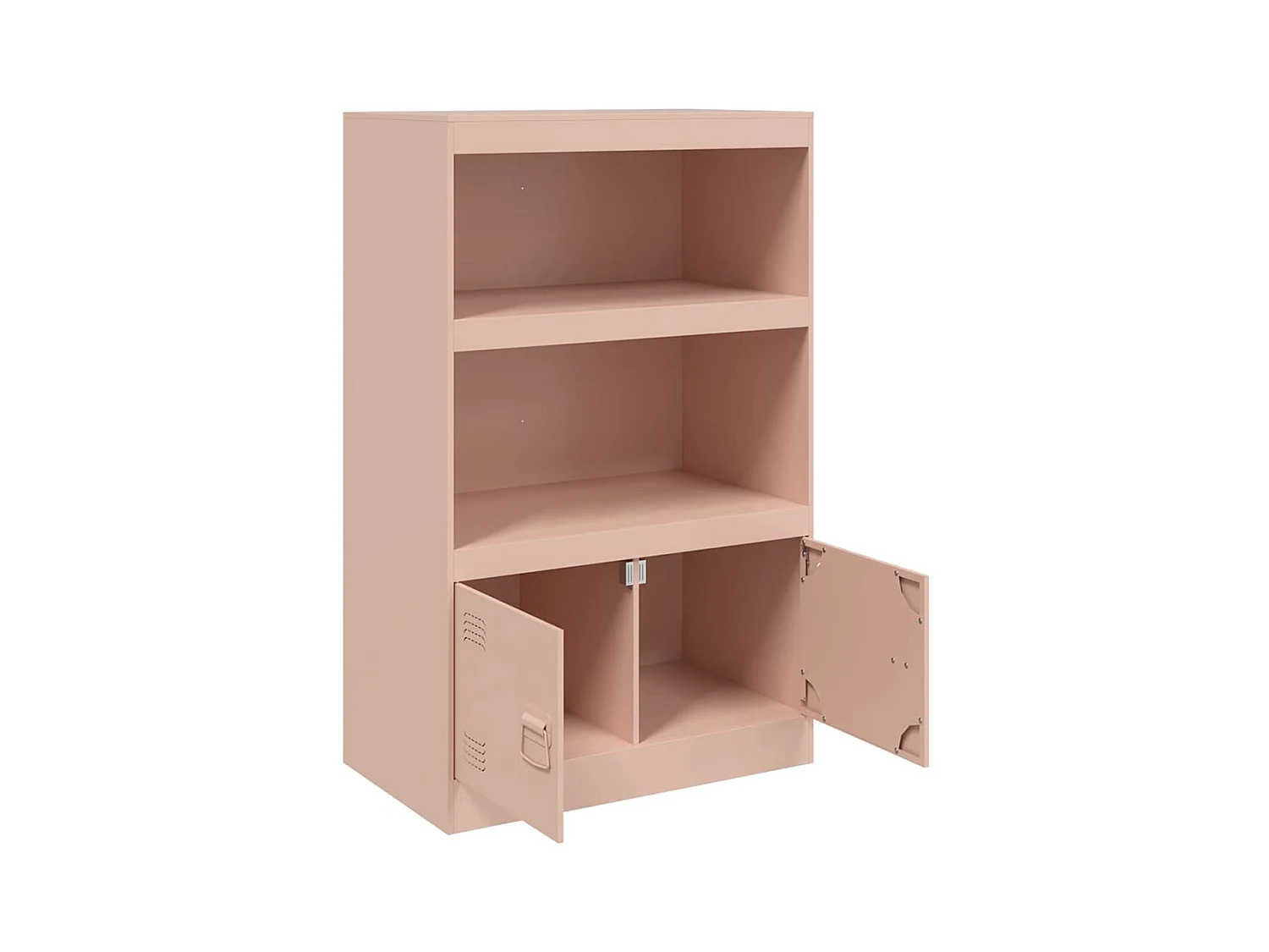 Aparador Buffet cômoda armário organizador cozinha sala sala 67 x 39 x 107 cm aço Rosa 02_0036203