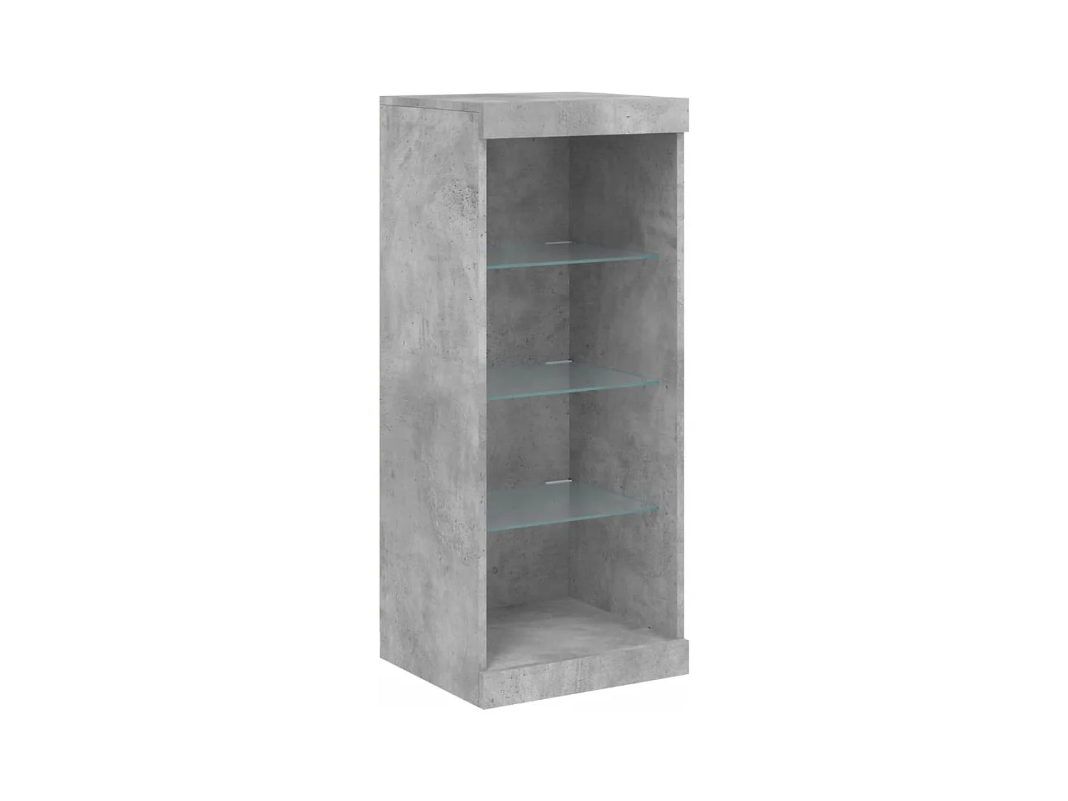 Credenza cassettiera cassettiera mobile contenitore organizer cucina soggiorno soggiorno con luci a LED 162 x 37 x 100 cm grigio 02_0029979