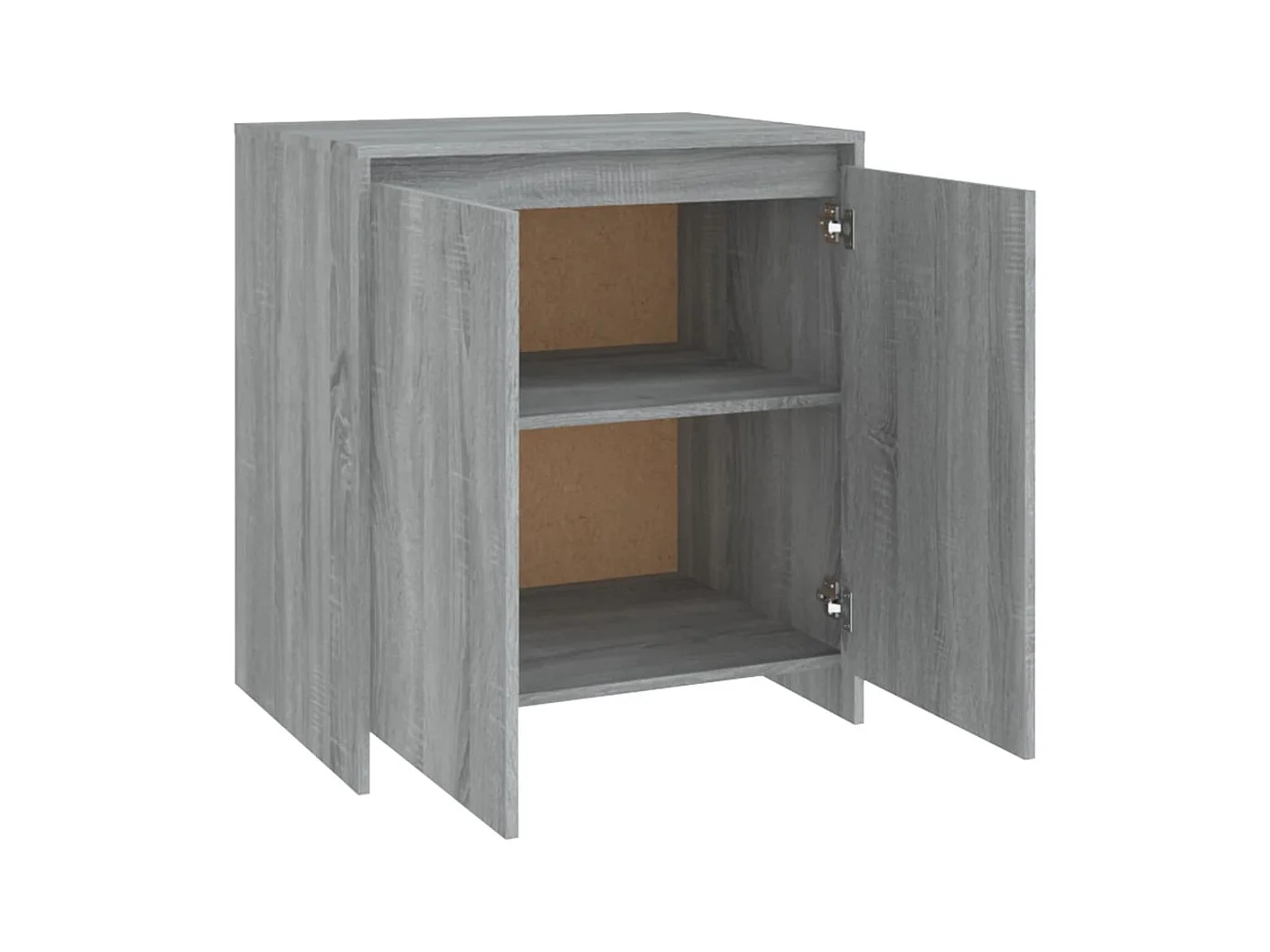 Credenza cassettiera mobile contenitore organizer cucina soggiorno soggiorno Sonoma 70 x 41 x 75 cm derivati ​​del legno grigio 02_0036518