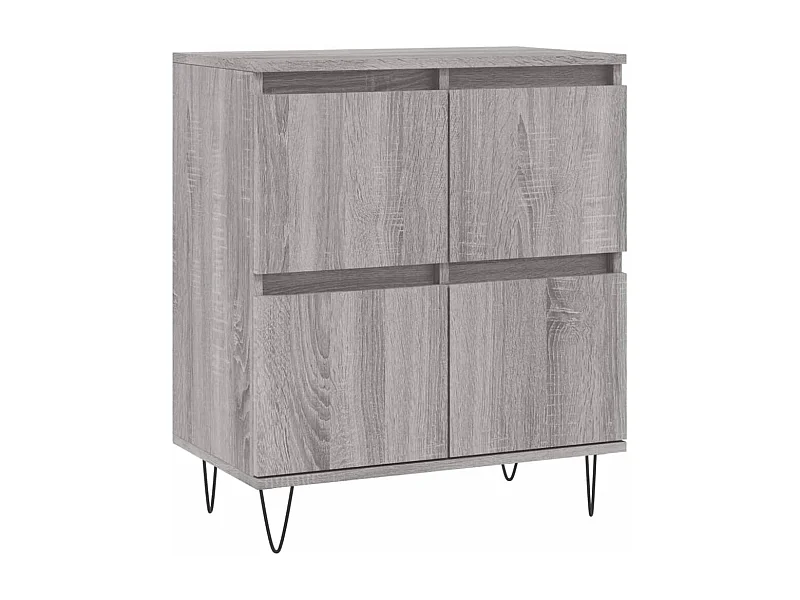 Aparador buffet cômoda armário organizador cozinha sala salonsonoma 60 x 35 x 70 cm madeira trabalhada cinza 02_0036404