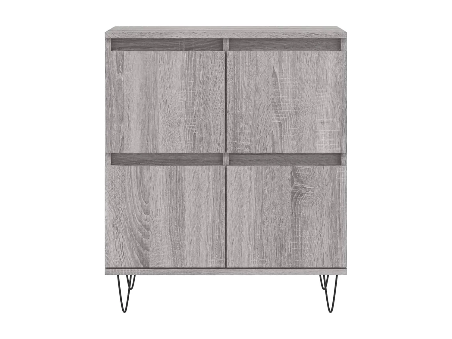 Aparador buffet cômoda armário organizador cozinha sala salonsonoma 60 x 35 x 70 cm madeira trabalhada cinza 02_0036404
