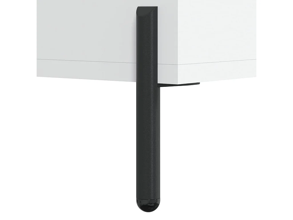 Credenza buffet cassettiera mobile contenitore organizer cucina soggiorno soggiorno 34,5 x 34 x 90 cm derivati ​​del legno bianco 02_0030269