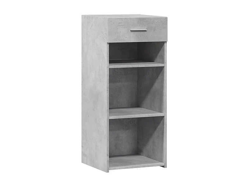 Credenza buffet cassettiera mobile contenitore organizer cucina soggiorno soggiorno 40 x 42,5 x 93 cm derivati ​​del legno grigio 02_0031938