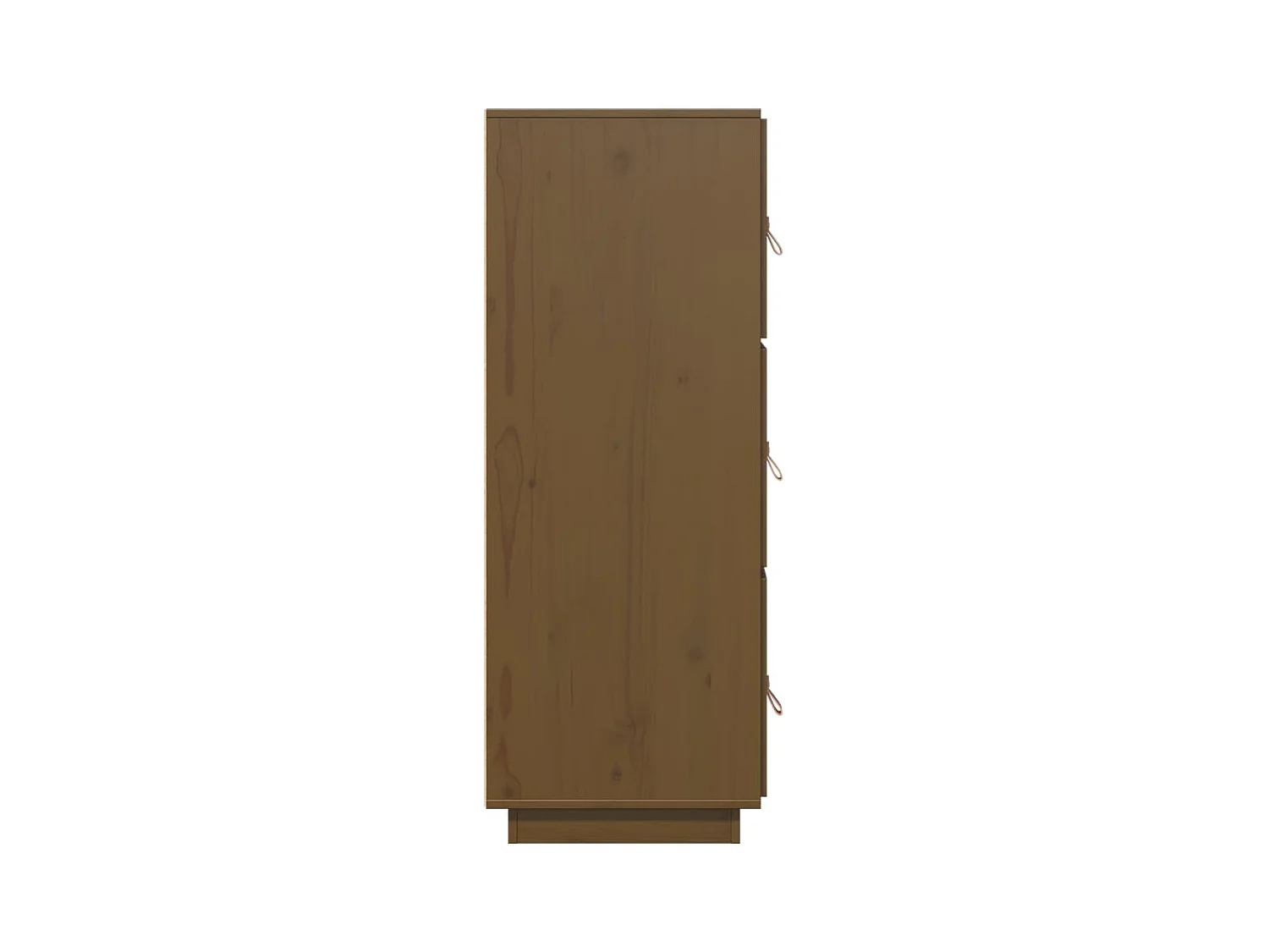 Aparador cômoda armário unidade de armazenamento organizador cozinha sala sala alta 34 x 40 x 108,5 cm madeira maciça de pinho marrom 02_0034751