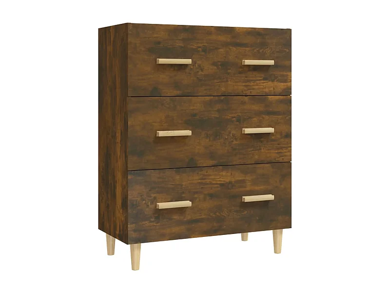 Credenza buffet cassettiera mobile contenitore organizer cucina soggiorno soggiorno 70 x 34 x 90 cm derivati ​​del legno marrone 02_0031086