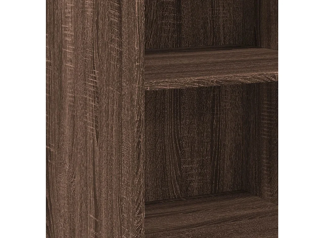 Aparador cómoda cómoda mueble mueble de almacenaje organizador cocina salón salón 45 x 41 x 93 cm madera contrachapada marrón 02_0031262