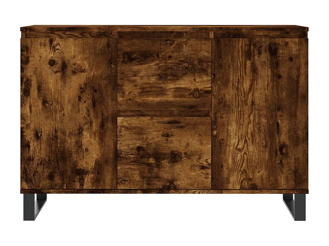 Aparador buffet cómoda mueble mueble de almacenaje organizador cocina salón salón 104 x 35 x 70 cm madera contrachapada marrón 02_0030858