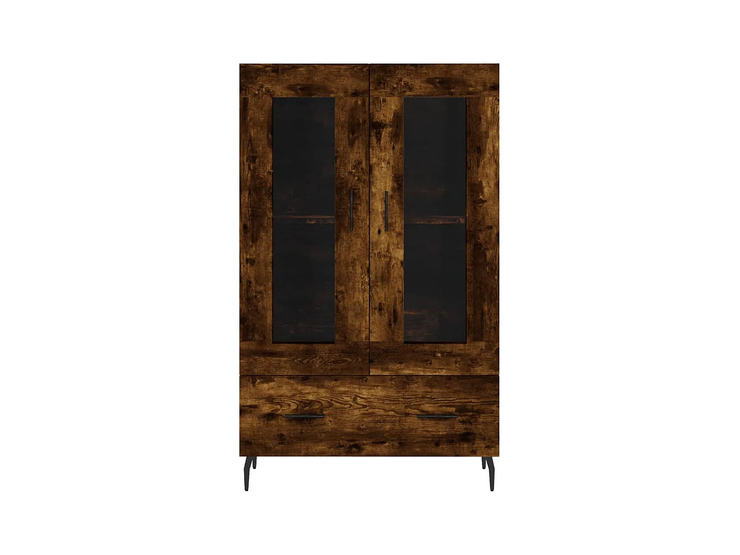 Aparador buffet cómoda mueble mueble de almacenamiento organizador cocina salón salón alto 69,5 x 31 x 115 cm madera contrachapada marrón 02_0033384