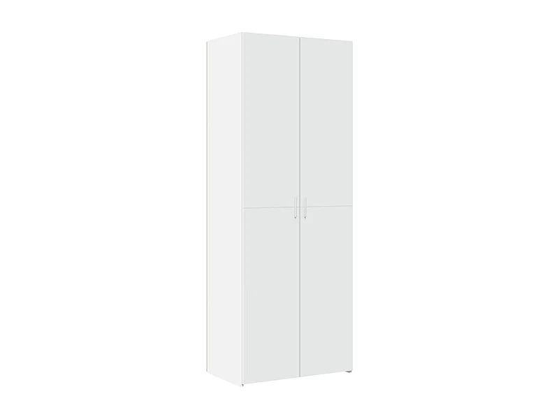 Aparador buffet cómoda armario mueble organizador cocina salón salón alto 70 x 42,5 x 185 cm madera contrachapada blanco 02_0032766