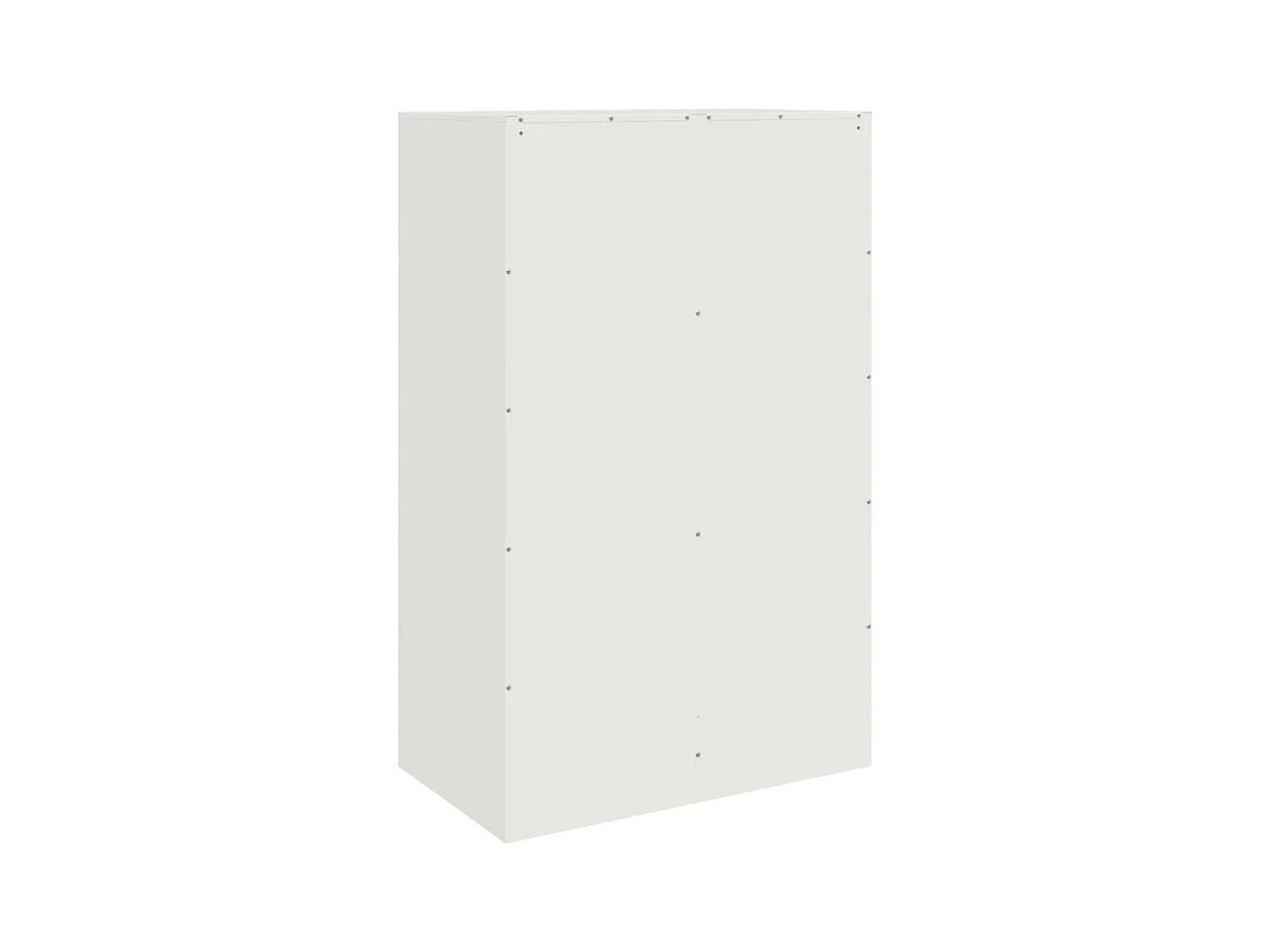 Aparador cômoda armário armário organizador cozinha sala sala 67 x 39 x 107 cm aço branco 02_0030384