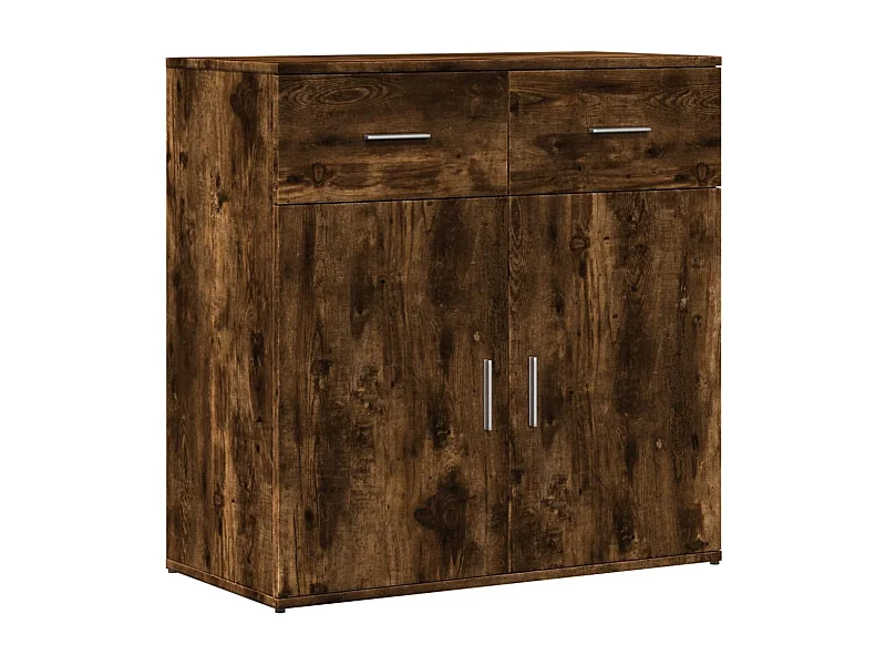 Credenza buffet cassettiera mobile contenitore organizer cucina soggiorno soggiorno 79 x 38 x 80 cm derivati ​​del legno marrone 02_0031101