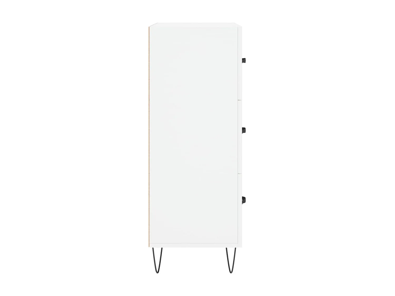 Credenza cassettiera cassettiera mobile contenitore organizer cucina soggiorno soggiorno 69,5 x 34 x 90 cm derivati ​​del legno bianco 02_0030444