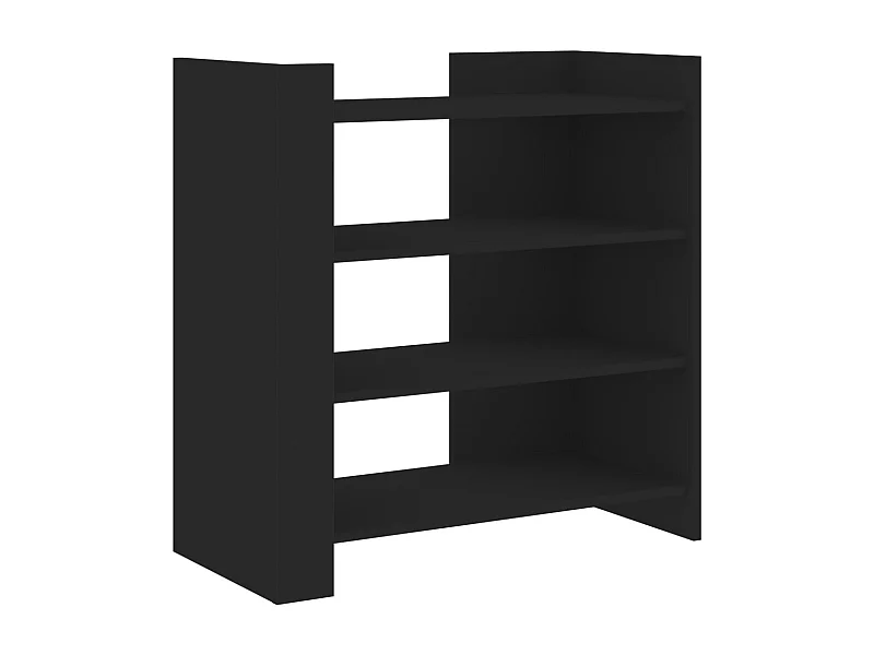 Buffet aparador cômoda armário unidade de armazenamento organizador cozinha sala de estar 73,5 x 35 x 75 cm madeira trabalhada preta 02_0036116