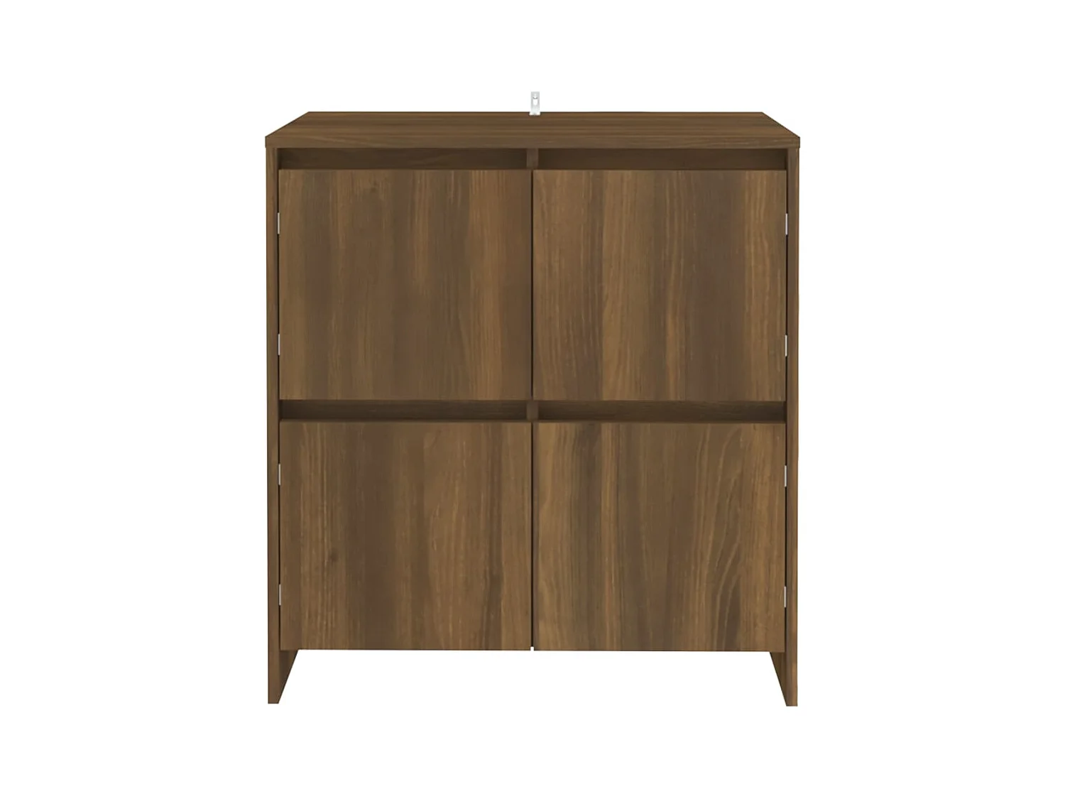 Aparador buffet cómoda armario mueble organizador cocina salón salón juego de 2 70 x 41 x 75 cm madera contrachapada marrón 02_0036787
