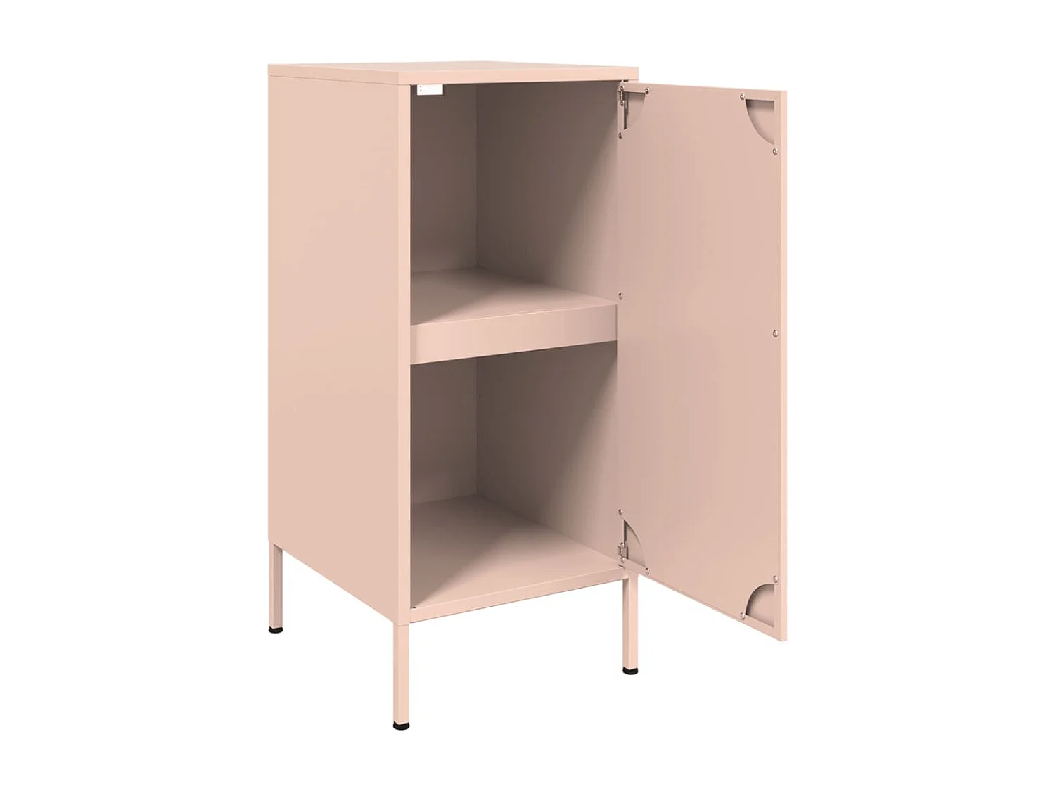 Buffet aparador cômoda armário unidade de armazenamento organizador cozinha sala salas conjunto de 2 36 x 39 x 79 cm aço rosa 02_0036940