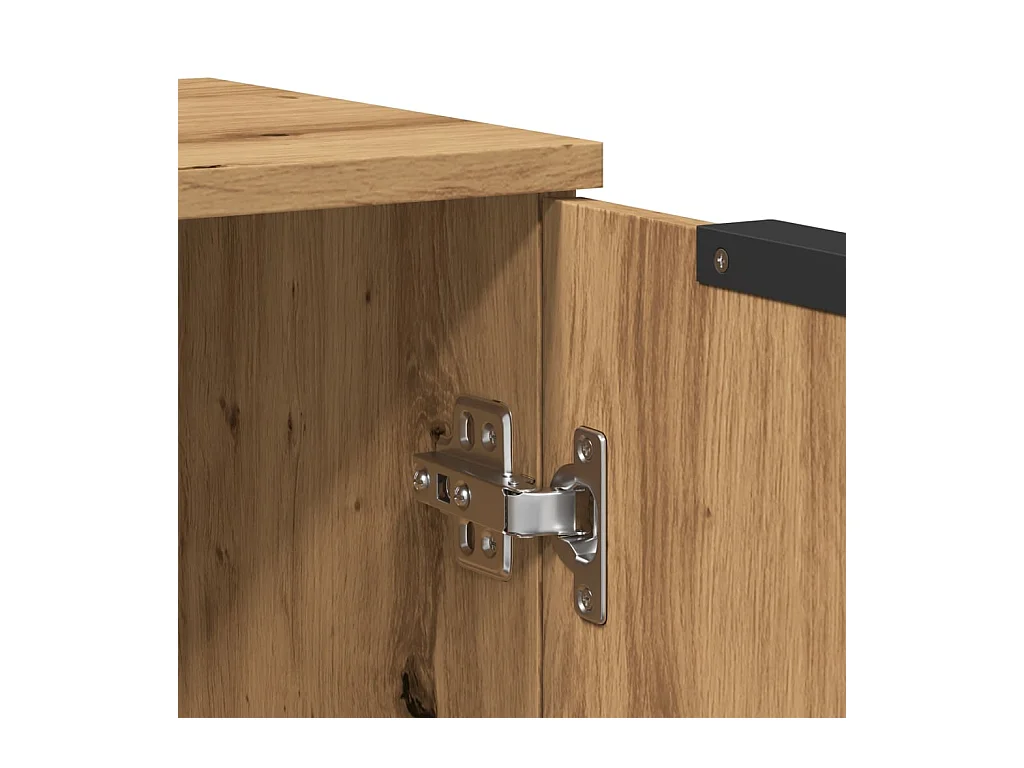 Aparador cómoda cómoda armario unidad de almacenamiento organizador cocina salón sala de manualidades 60 x 30 x 70 cm madera contrachapada marrón 02_0030815