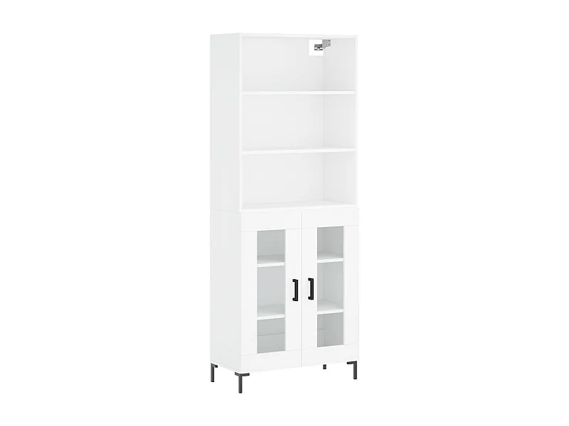 bahut commode armoire bois blanche 69.5 x 34 x 180 cm 02_0032557