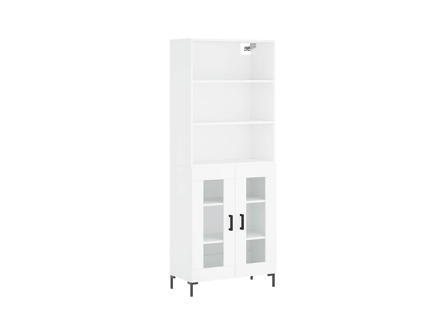 bahut commode armoire bois blanche 69.5 x 34 x 180 cm 02_0032557