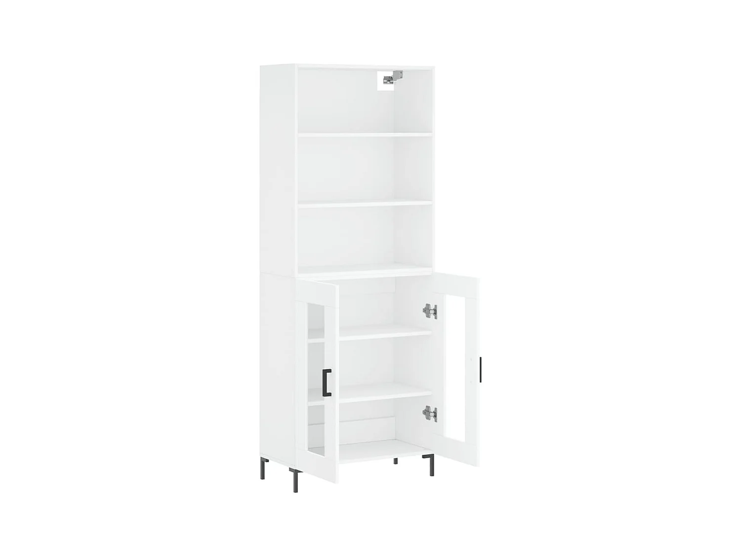 bahut commode armoire bois blanche 69.5 x 34 x 180 cm 02_0032557