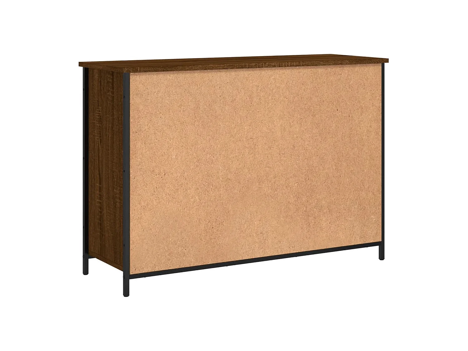 Aparador buffet cómoda mueble mueble de almacenaje organizador cocina salón salón 100 x 35 x 70 cm madera contrachapada marrón 02_0031143