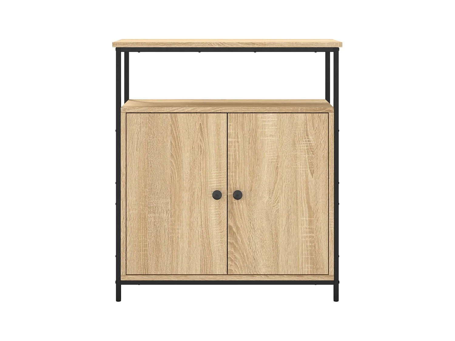 Buffet aparador cômoda armário armário organizador cozinha sala sala Sonoma 70 x 30 x 80 cm madeira trabalhada marrom 02_0031691