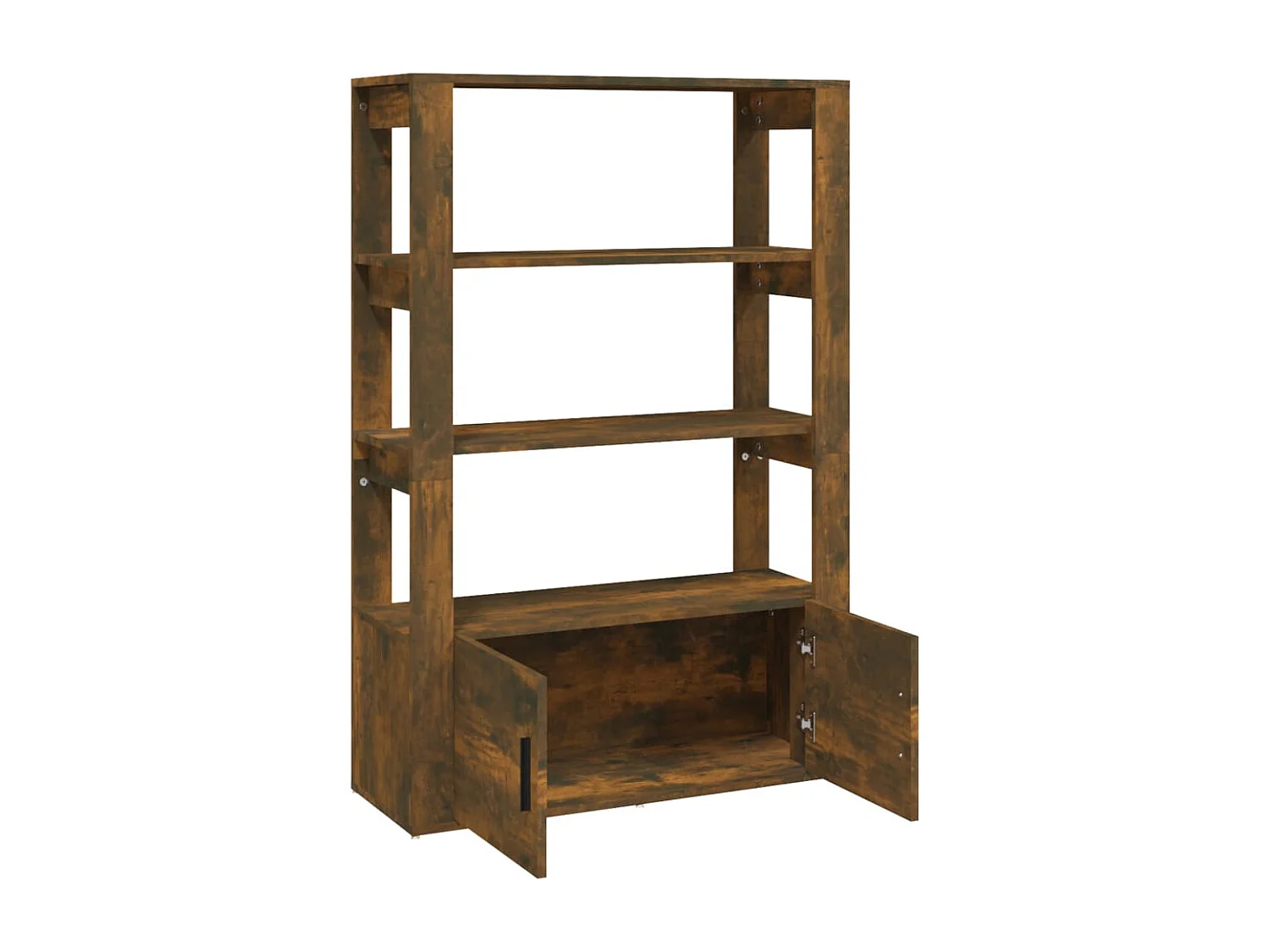 Credenza buffet cassettiera mobile contenitore organizer cucina soggiorno soggiorno 80 x 30 x 119,5 cm derivati ​​del legno marrone 02_0031104