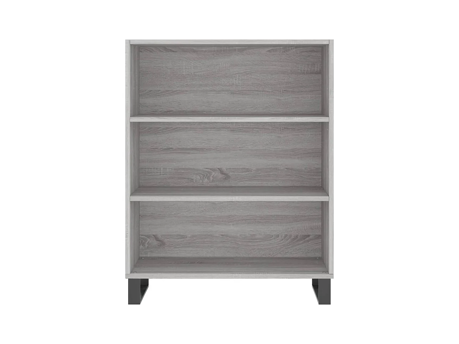 Credenza credenza cassettiera mobile contenitore organizer cucina soggiorno soggiorno Sonoma 69,5 x 32,5 x 180 cm derivati ​​del legno grigio 02_0036426