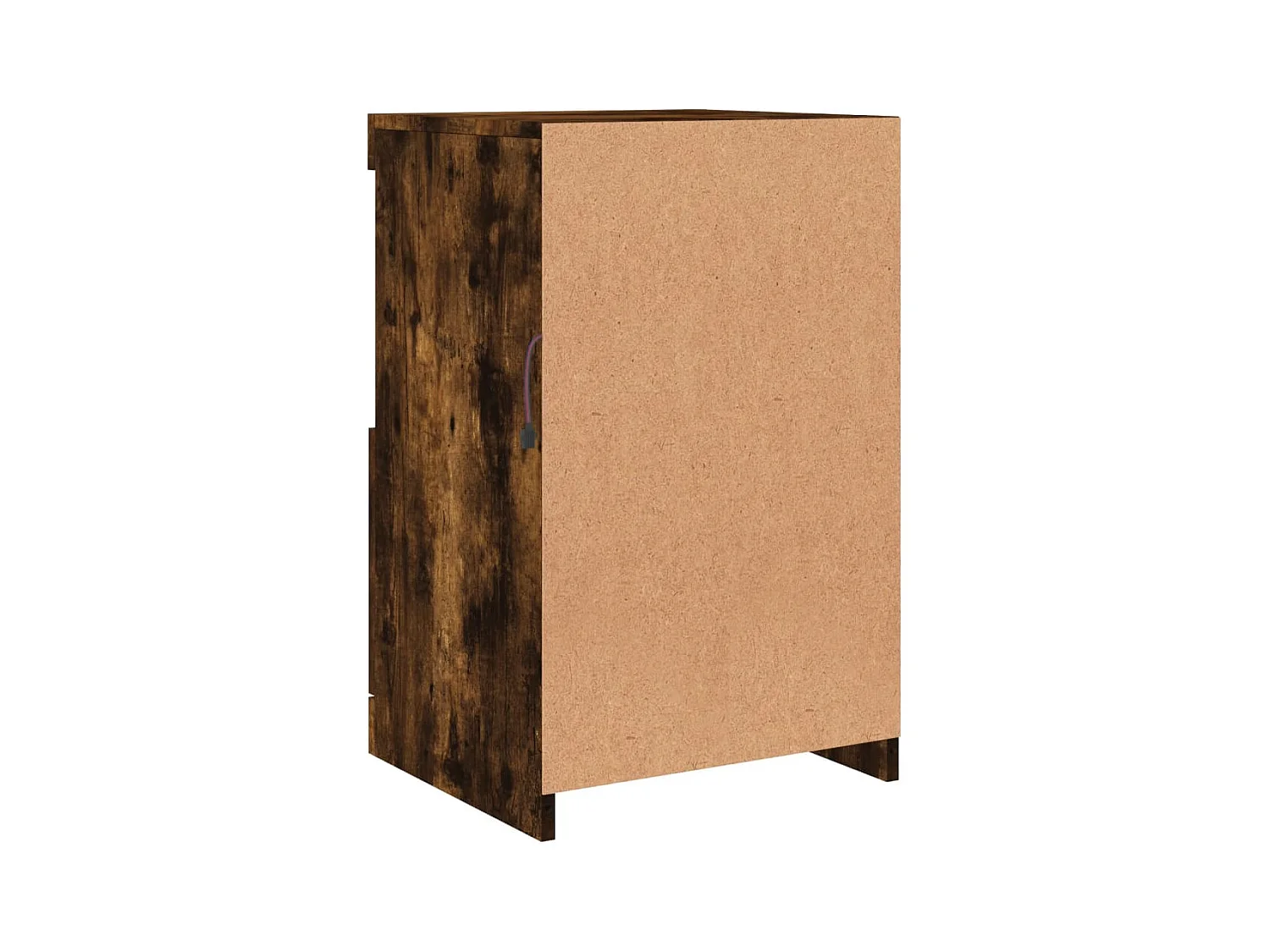 Aparador cômoda armário armário organizador cozinha sala sala com luzes LED 41 x 37 x 67 cm marrom 02_0029885