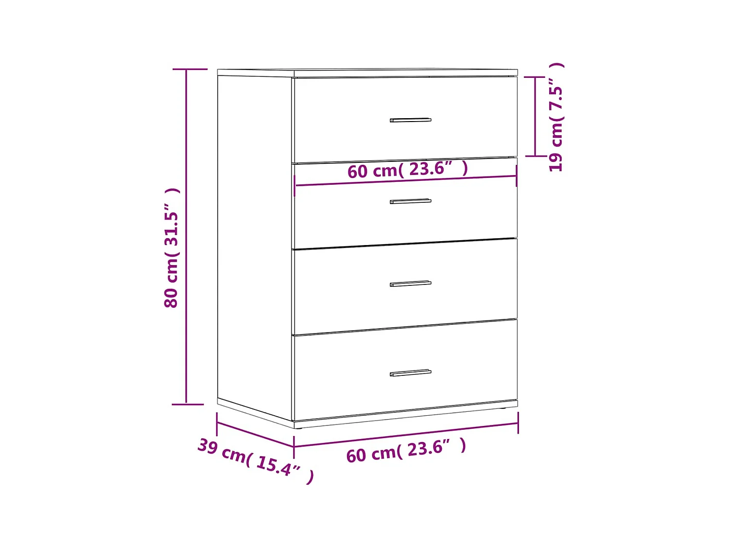 bahut commode armoire bois blanche 60 x 39 x 80 cm 02_0036683